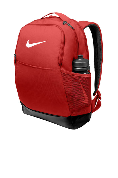 Left View of UniRed Nike Brasilia Medium Backpack NKDH7709 plain