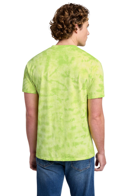 Lemon Lime Port & Co Crystal Tie-Dye Tee PC145 plain