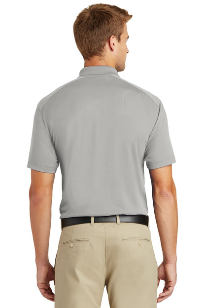 Light Grey CornerStone Select Lightweight Snag-Proof Polo. CS418 plain