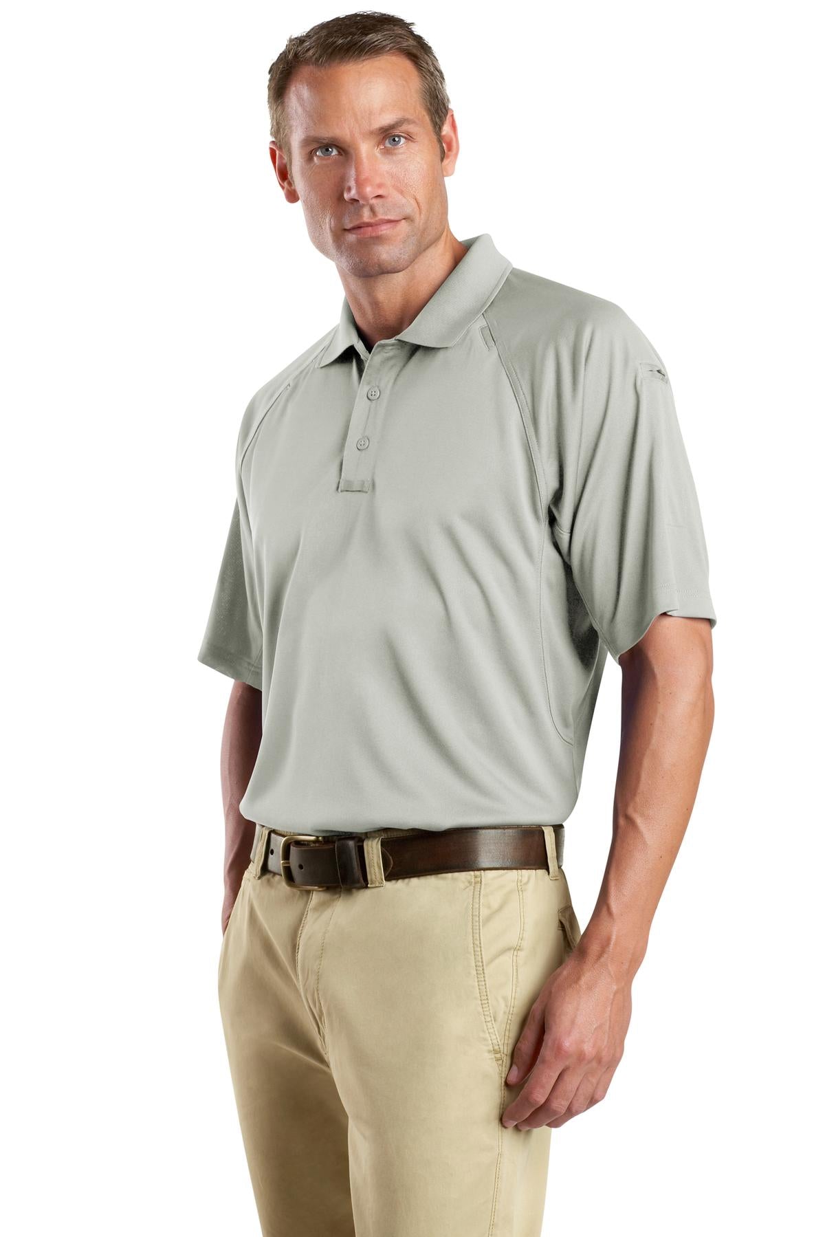 Light Grey CornerStone - Select Snag-Proof Tactical Polo. CS410 plain