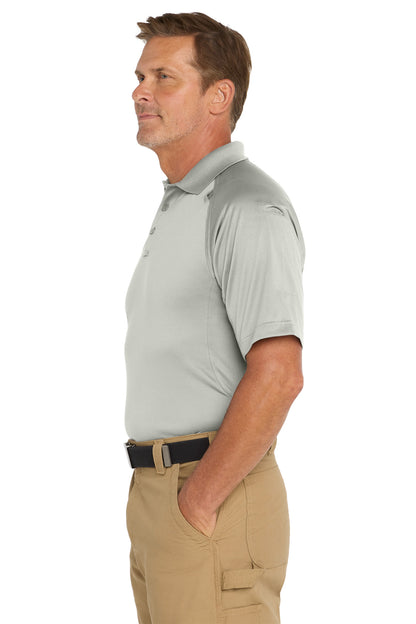 Light Grey CornerStone Tall Select Snag-Proof Tactical Polo. TLCS410 plain