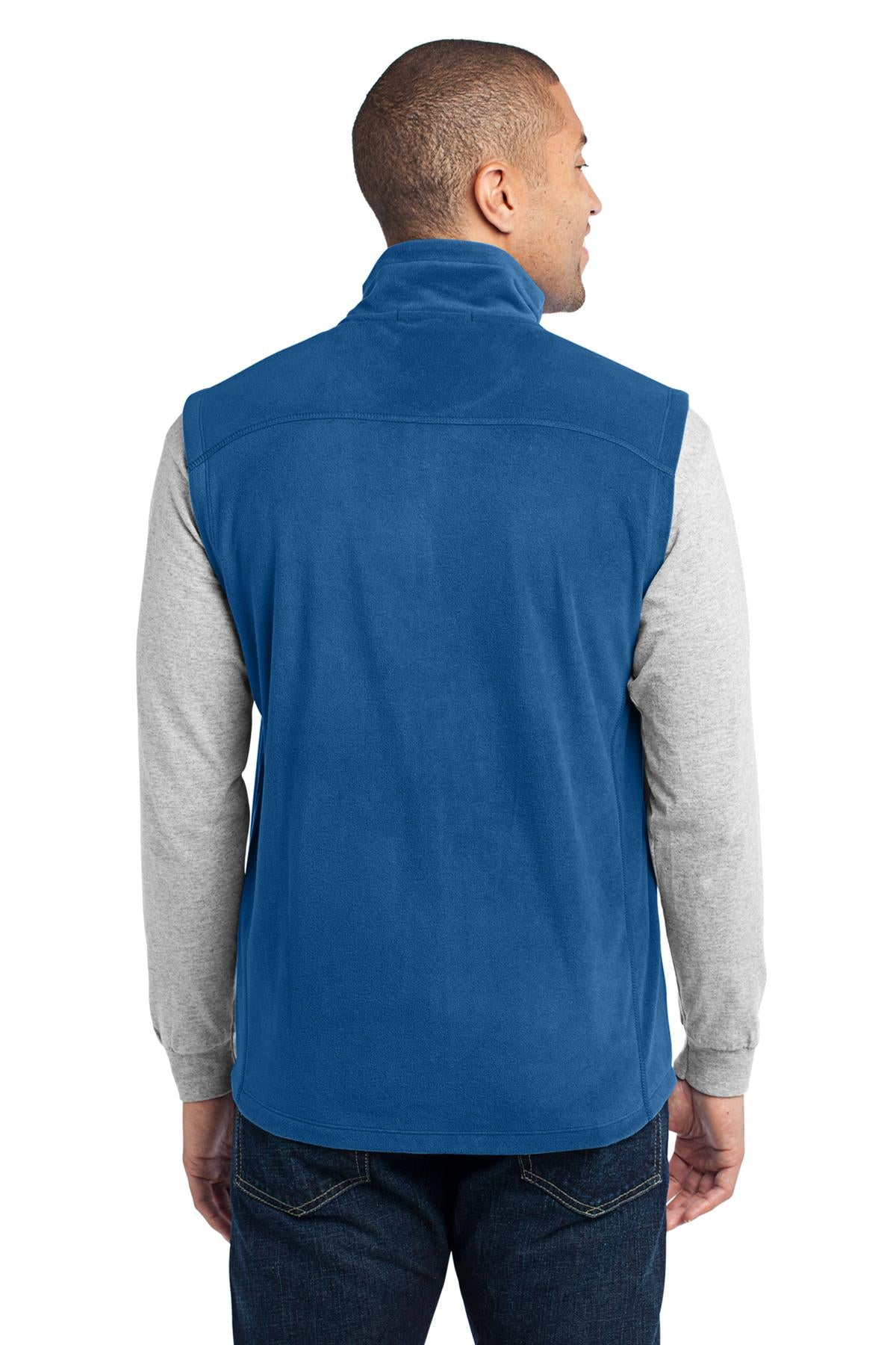Light Royal Port Authority Microfleece Vest. F226 plain