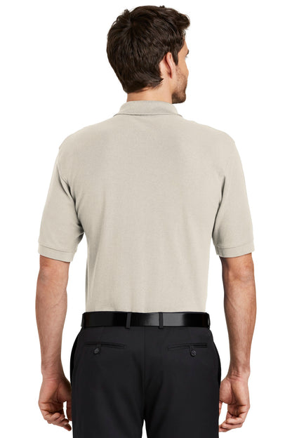 Light Stone Port Authority Extended Size Silk Touch Polo K500ES plain