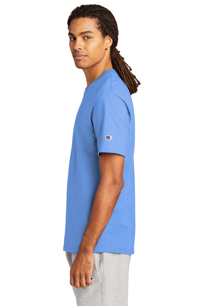 LightBlue Champion Heritage 6-Oz. Jersey Tee T425 plain