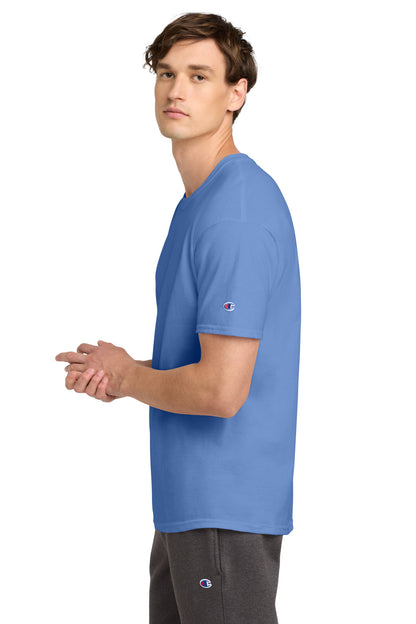 LightBlue Champion Heritage 6-Oz. Jersey Tee T425
