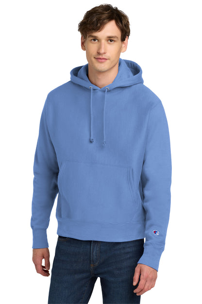 LightBlue Champion Reverse Weave Hooded Sweatshirt S101