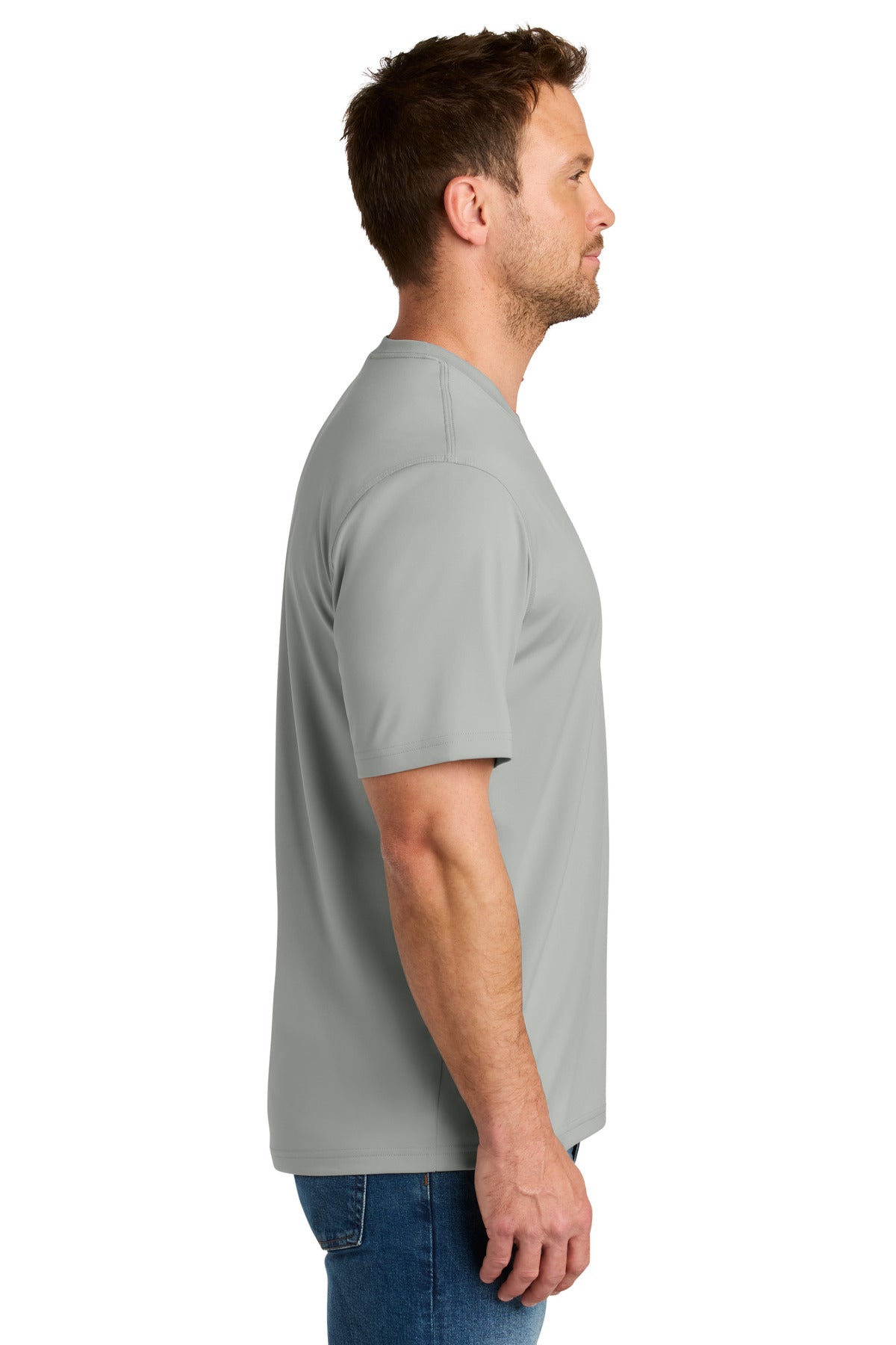 LightGrey CornerStone Workwear Pro Short Sleeve Tee CS440 plain
