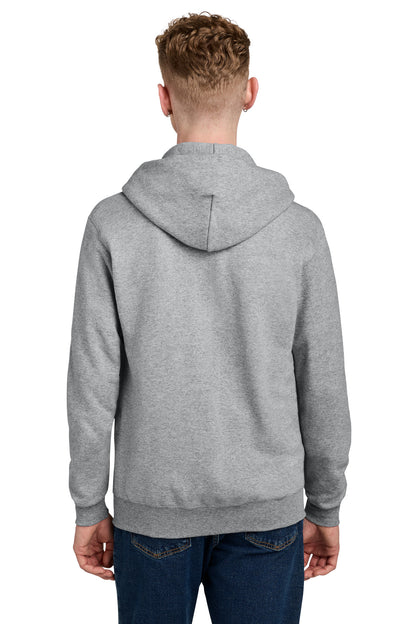 LightSteel Champion Powerblend Full-Zip Hoodie. S800 plain