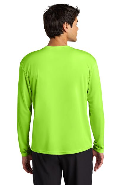 Lime A4 Cooling Performance Long Sleeve Tee A4N3165 plain