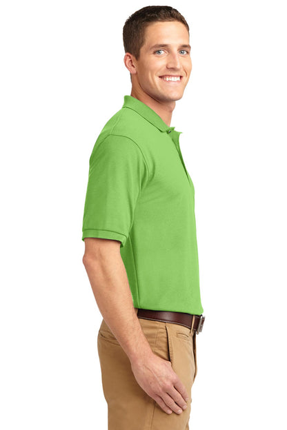 Lime Port Authority Extended Size Silk Touch Polo K500ES plain