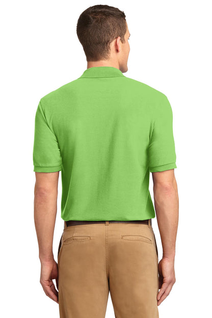 Lime Port Authority Extended Size Silk Touch Polo K500ES plain