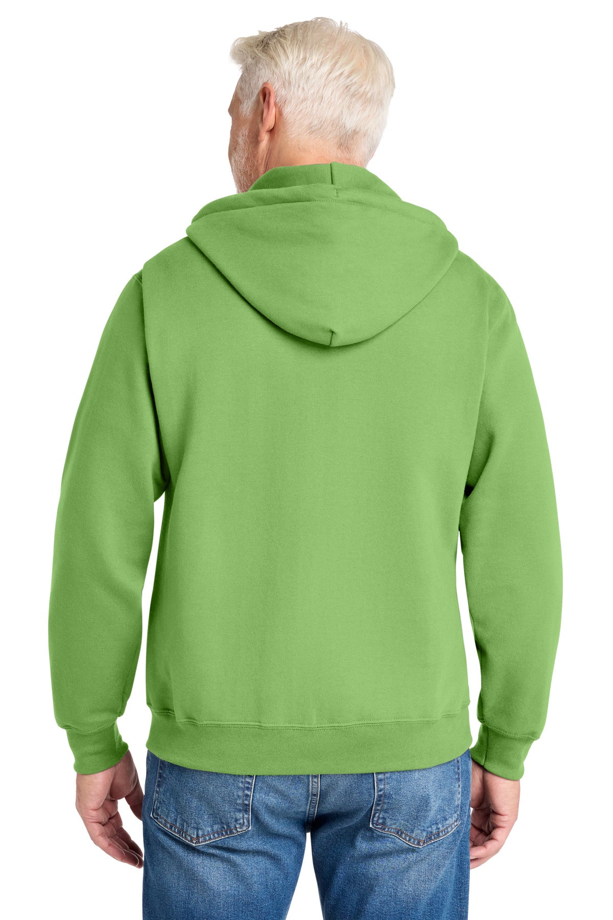 Lime Port & Co Core Fleece Full-Zip Hooded Sweatshirt. PC78ZH plain