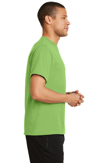 Lime Port & Co Performance Blend Tee. PC381 plain