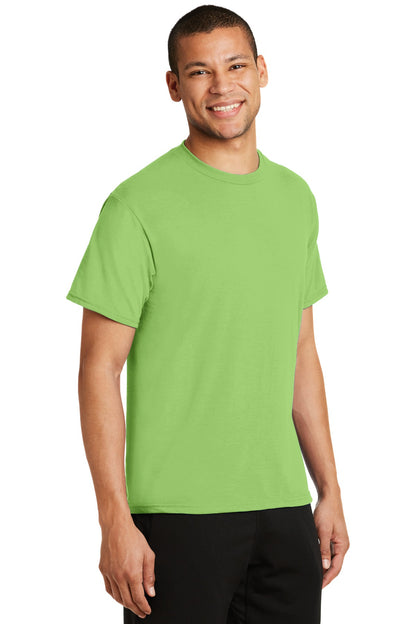 Lime Port & Co Performance Blend Tee. PC381 plain