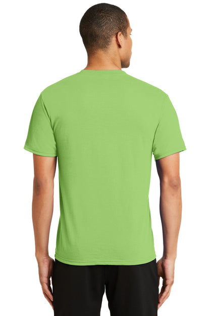 Lime Port & Co Performance Blend Tee. PC381 plain