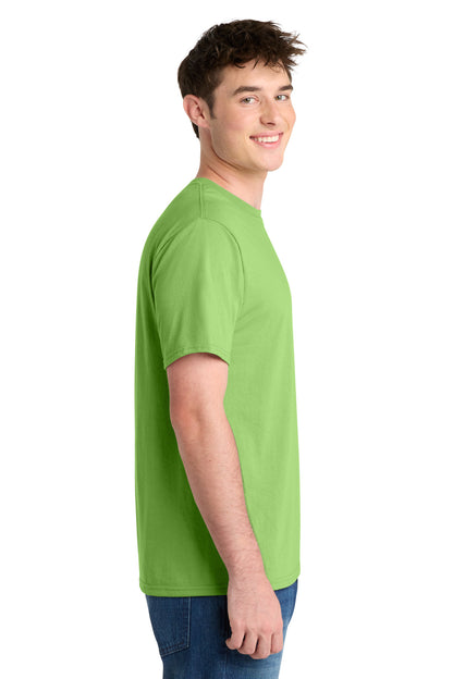 Lime Port & Co Performance Blend Tee. PC381 plain