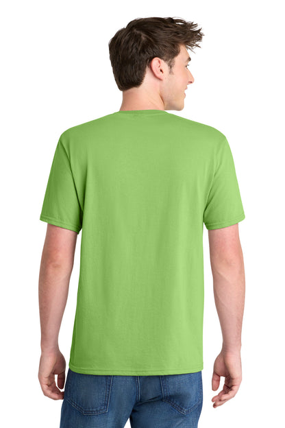 Lime Port & Co Performance Blend Tee. PC381 plain