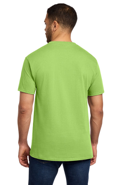 Lime Port & Co Tall Essential Pocket Tee. PC61PT plain