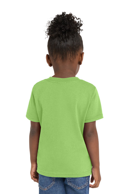 Lime Port & Co Toddler Core Cotton Tee. CAR54T plain