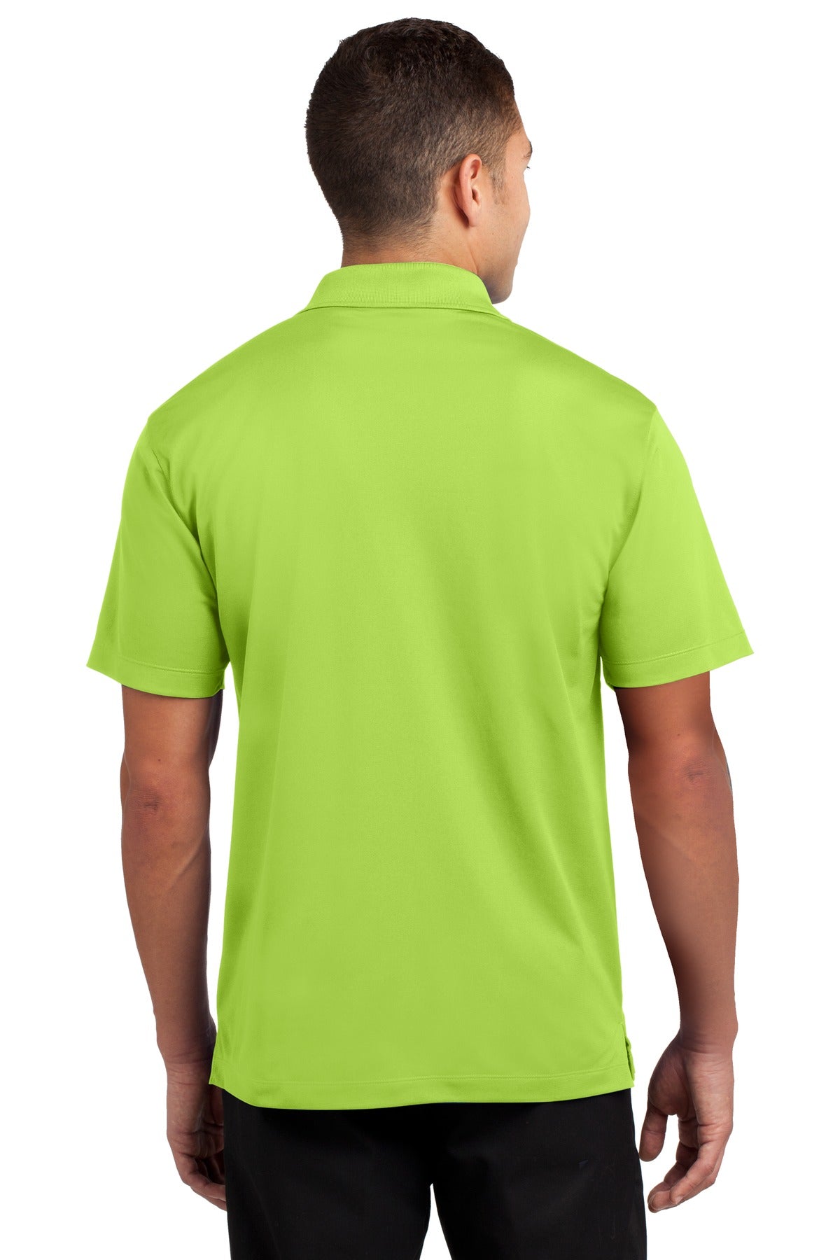 Lime Shock Sport-Tek Micropique Sport-Wick Polo. ST650 plain