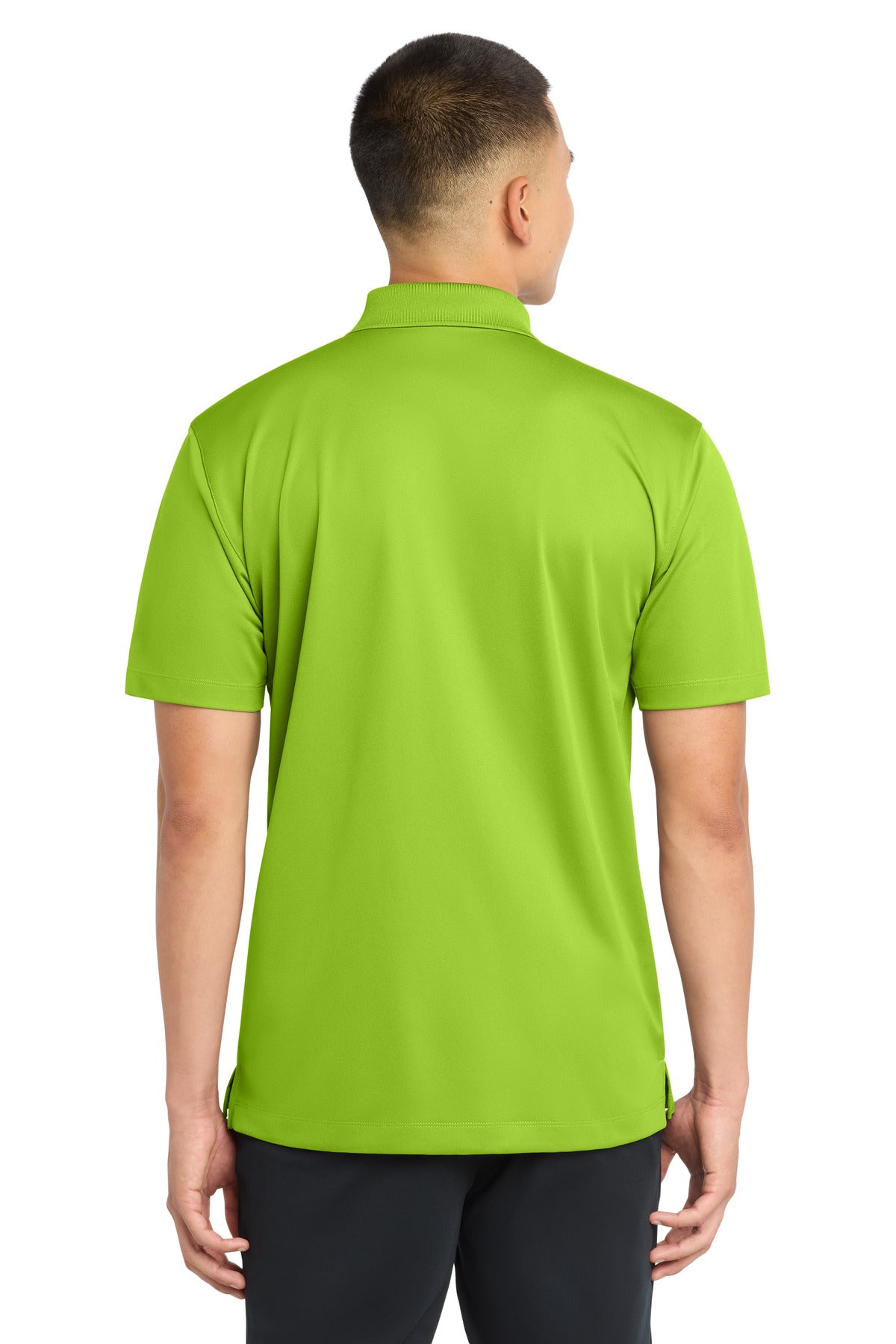 Lime Shock Sport-Tek Micropique Sport-Wick Polo. ST650 plain