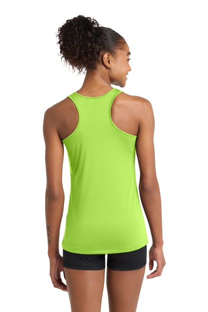 Lime Shock Sport-Tek Women's PosiCharge Competitor Racerback Tank. LST356 plain