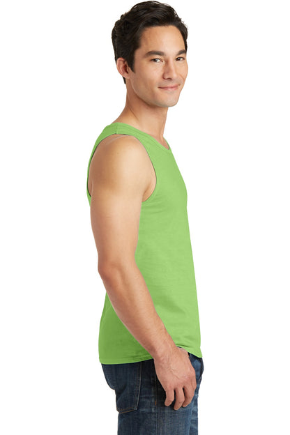 Limeade Port & Co Beach Wash Garment-Dyed Tank. PC099TT plain