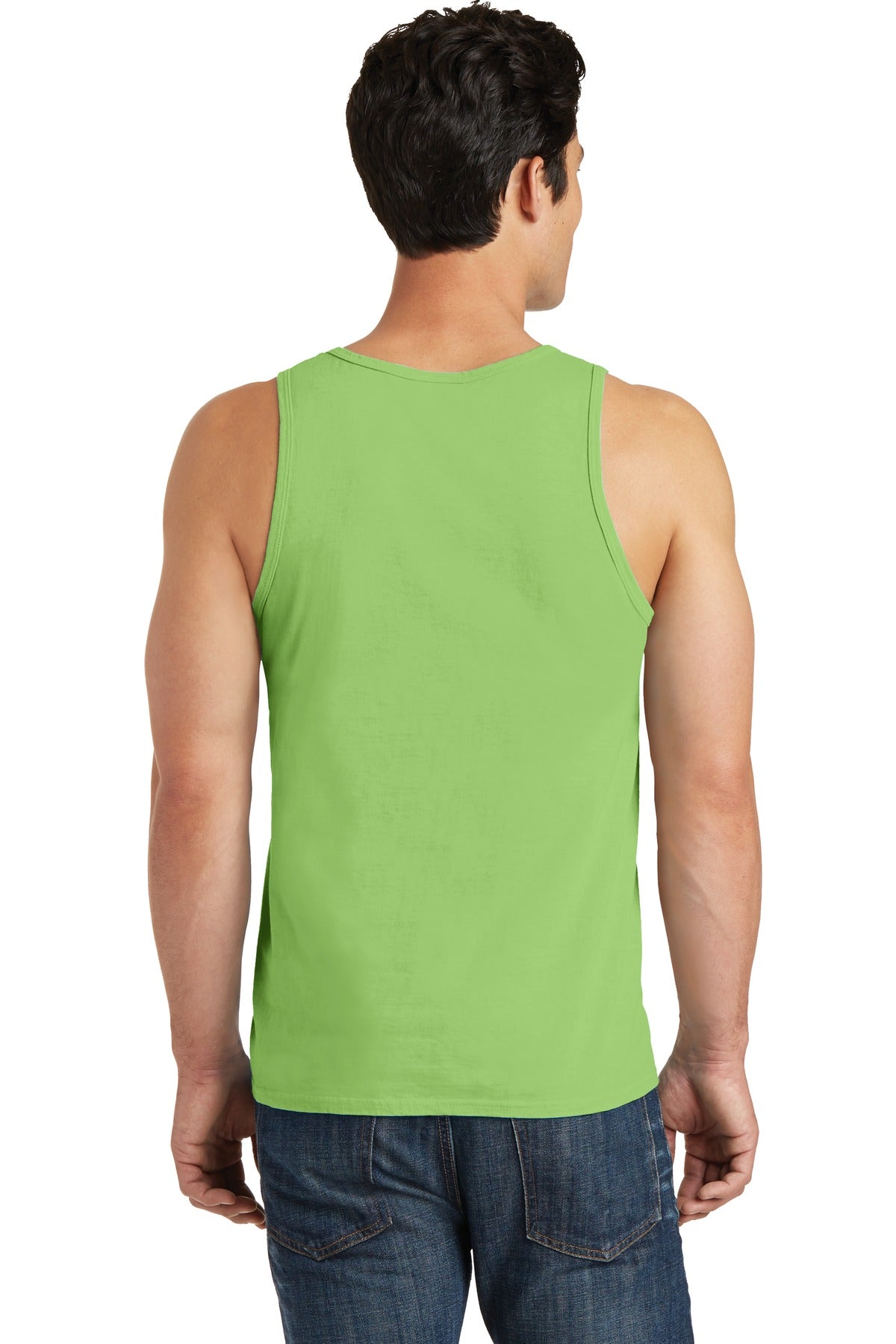 Limeade Port & Co Beach Wash Garment-Dyed Tank. PC099TT plain