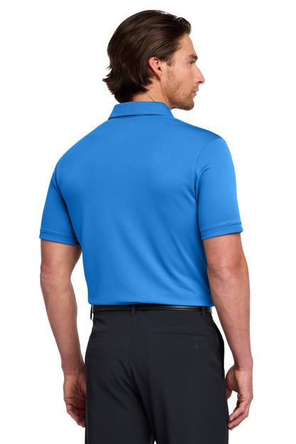 Lt Photo Blue Nike Dri-FIT Solid Icon Pique Modern Fit Polo. 746099 plain