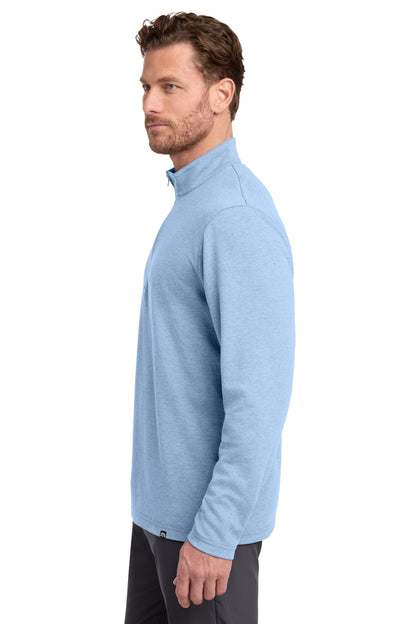 LtBlueHtr TravisMathew Coveside 1/4-Zip TM1MZ339 plain