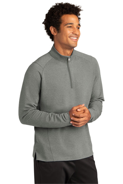 LtGreyHt Sport-Tek Sport-Wick Flex Fleece 1/4-Zip. ST561 plain