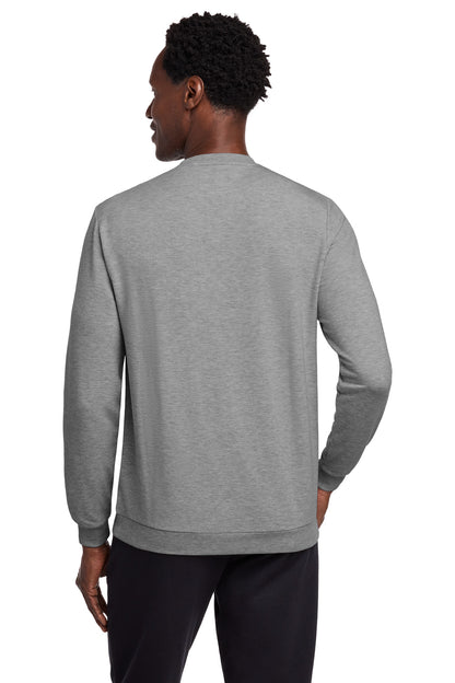 LtGreyHt TravisMathew Long Weekend Crew TM1MZ342 plain