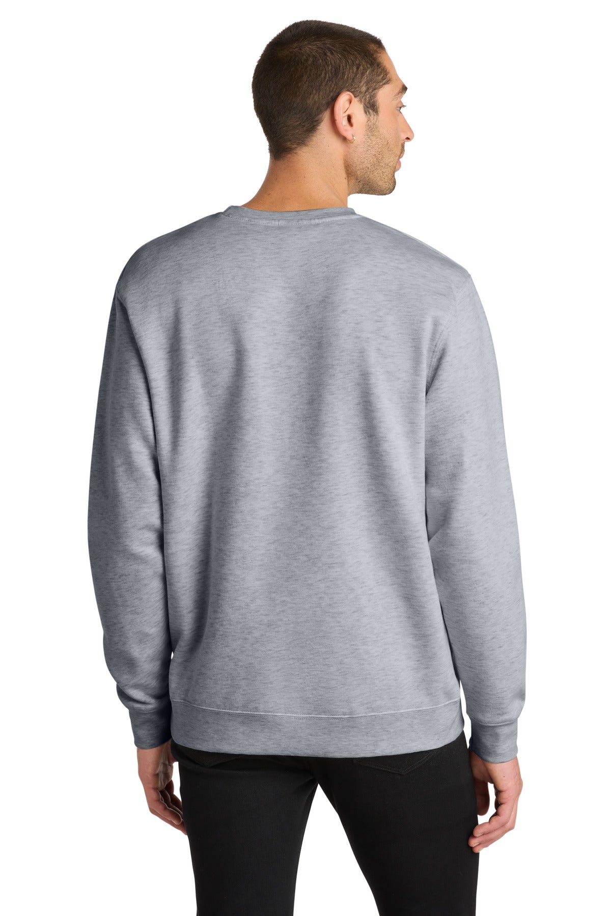 LtHtGry District V.I.T. Fleece Crew DT6104 plain
