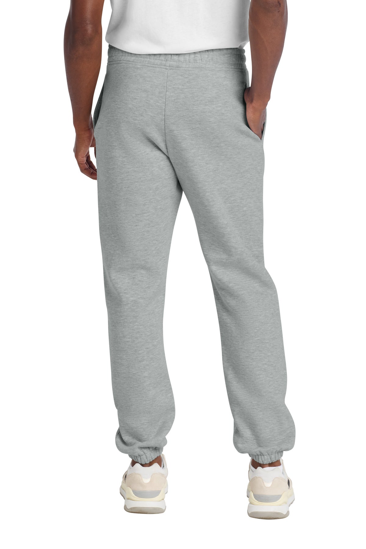 LtHtGry District V.I.T. Heavyweight Fleece Sweatpant DT6162 plain