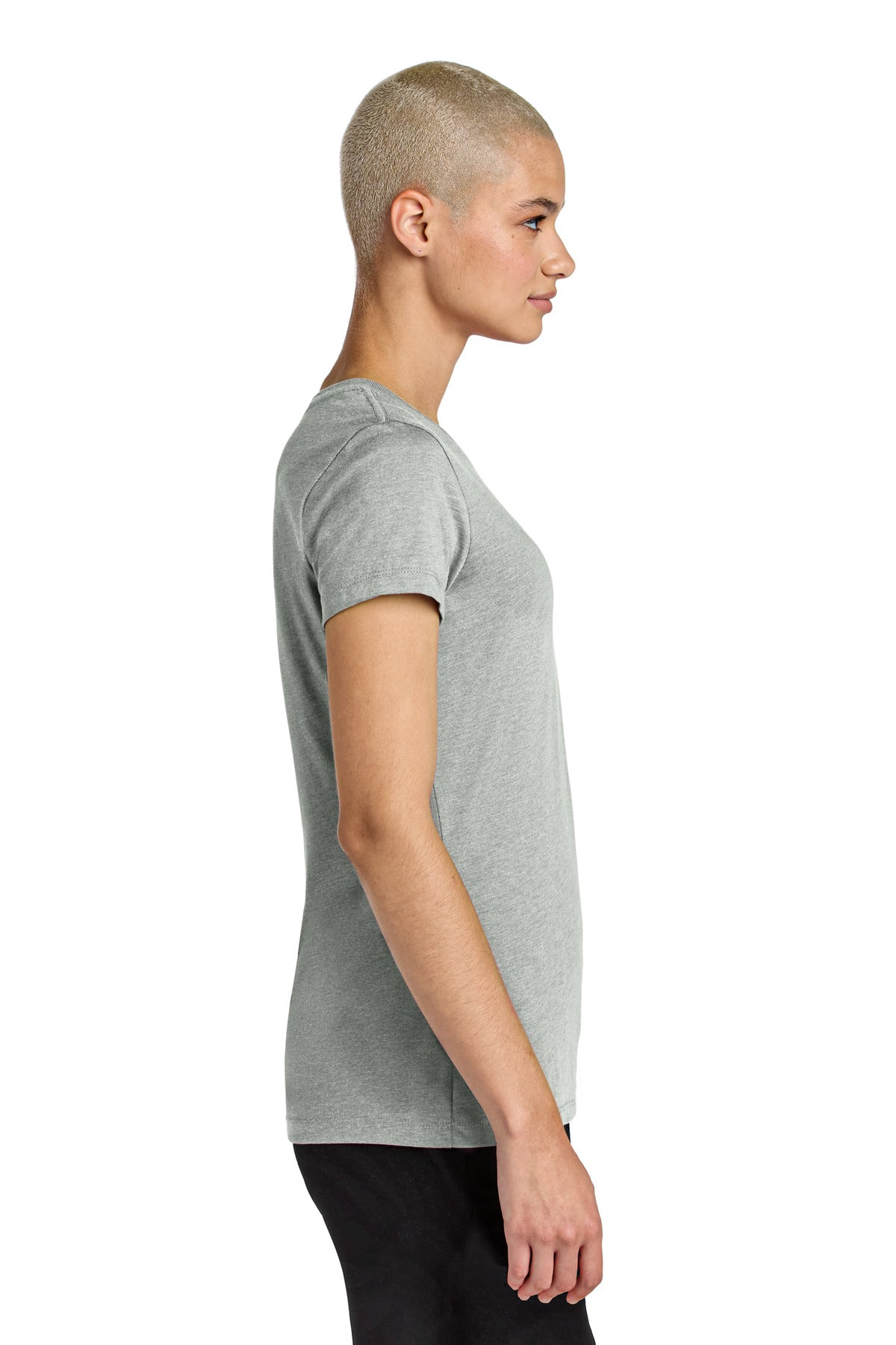 LtHtGry District Women's Perfect Weight CVC Tee DT188 plain