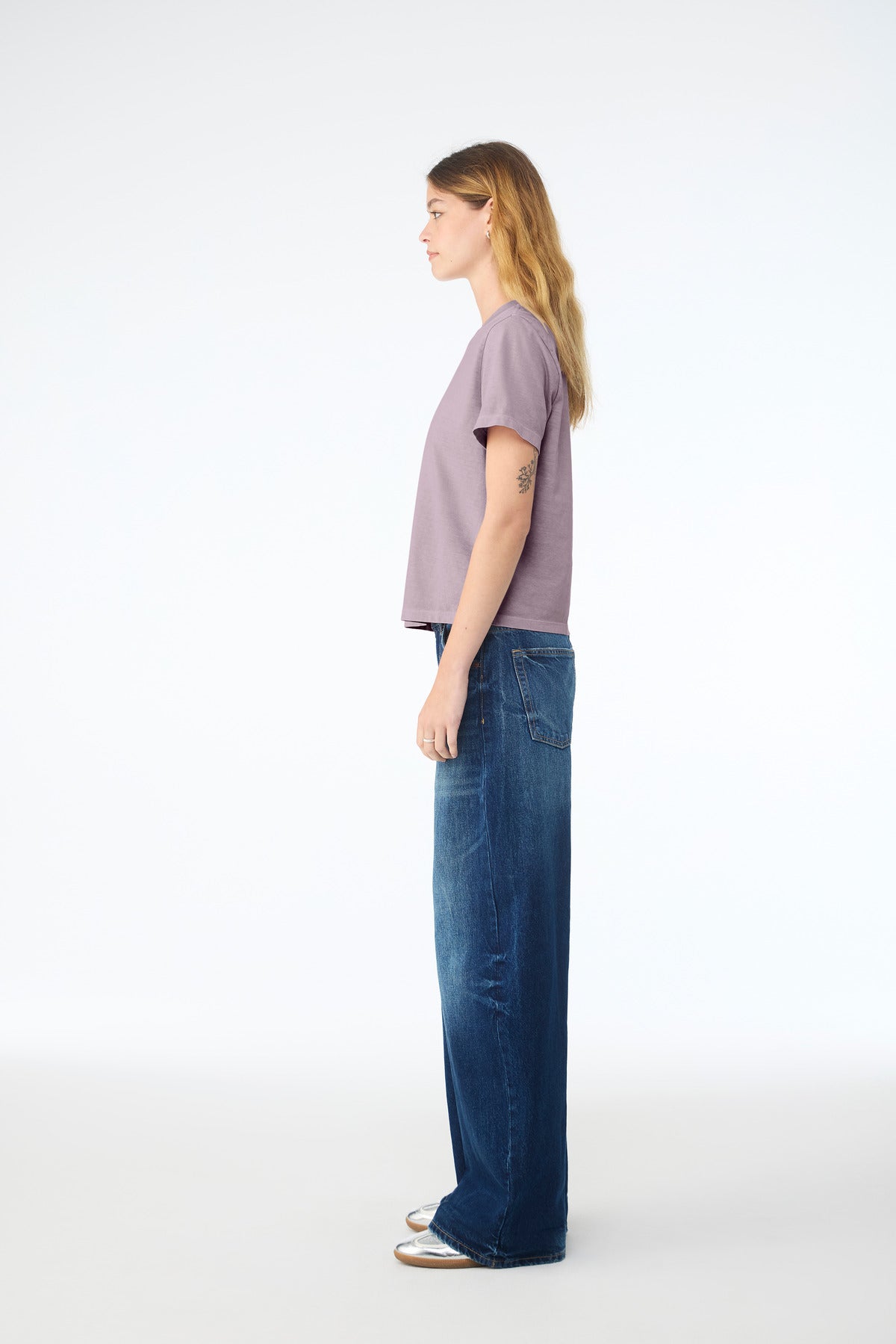 LtViolet BELLA+CANVAS Women's 6-Ounce Heavyweight Tee BC6110