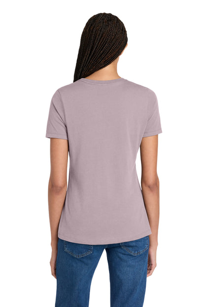 LtViolet BELLA+CANVAS Women's Relaxed Jersey Short Sleeve Tee. BC6400 plain
