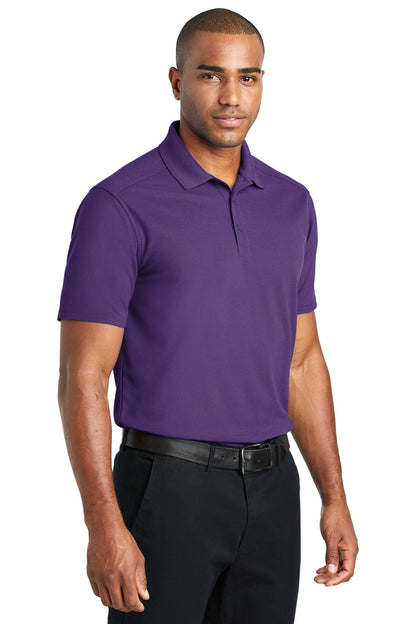 Majestic Purp Port Authority EZPerformance Pique Polo. K600 plain