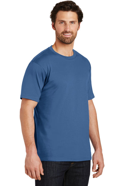Maritime Blue District Perfect Weight Tee. DT104 plain