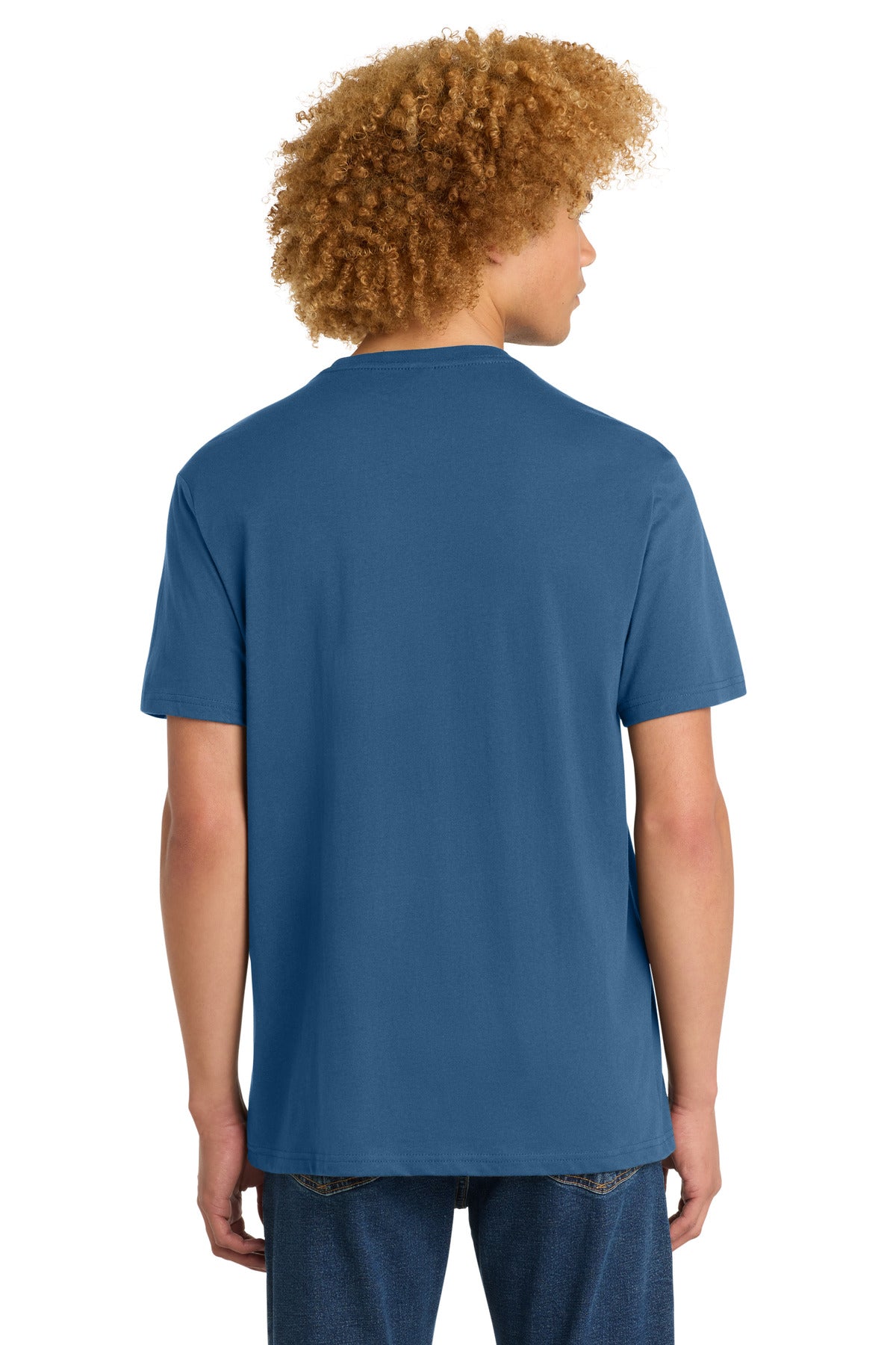 Maritime Blue District Perfect Weight Tee. DT104 plain