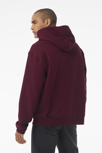 Maroon BELLA+CANVAS Unisex 10-Ounce Heavyweight Pullover Hoodie BC4719 plain