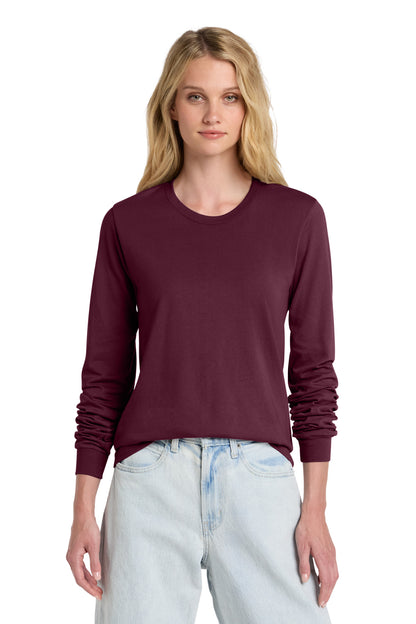 Maroon BELLA+CANVAS Unisex Jersey Long Sleeve Tee. BC3501