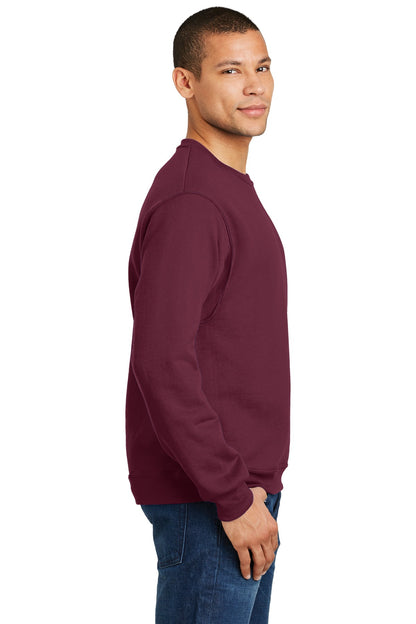 Maroon Jerzees - NuBlend Crewneck Sweatshirt. 562M plain