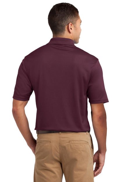 Maroon Sport-Tek Dri-Mesh Polo. K469 plain