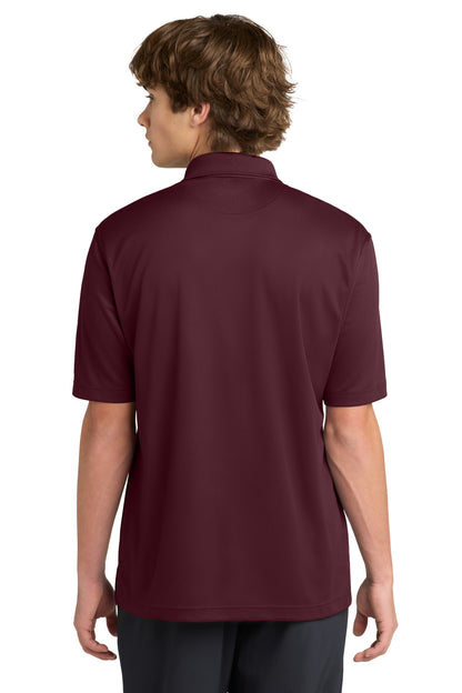 Maroon Sport-Tek Dri-Mesh Polo. K469 plain