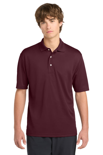 Maroon Sport-Tek Dri-Mesh Polo. K469 plain