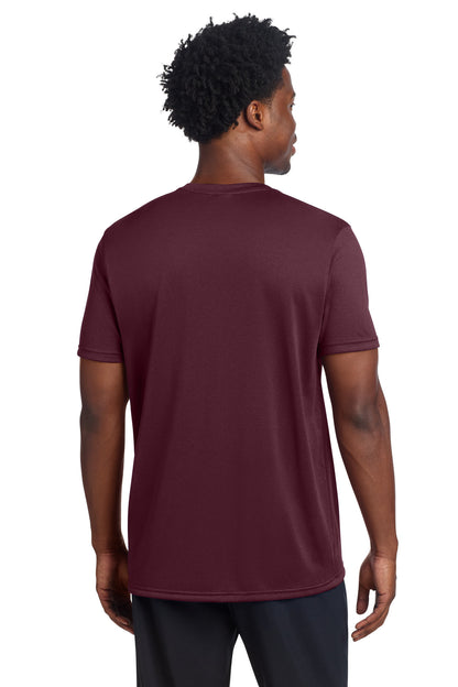 Maroon Sport-Tek Echo Tee ST760 plain