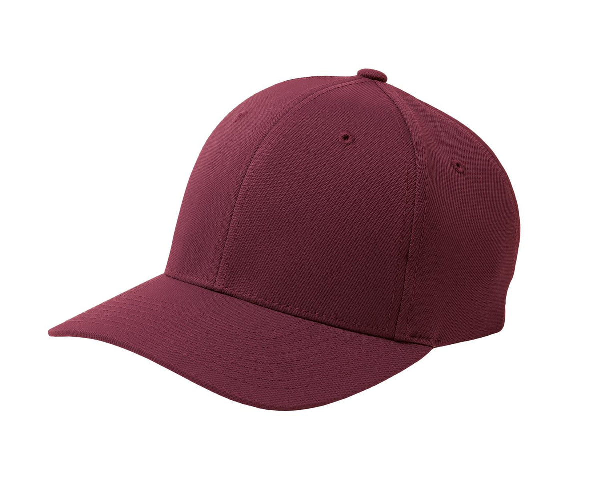 Maroon Sport-Tek Flexfit Performance Solid Cap. STC17 plain