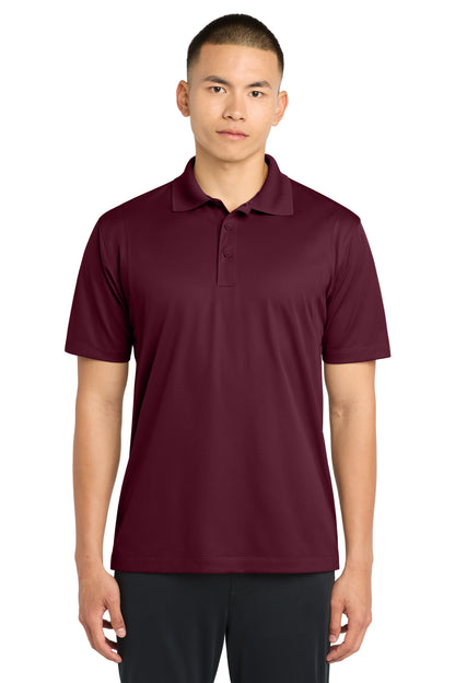 Maroon Sport-Tek Micropique Sport-Wick Polo. ST650 plain