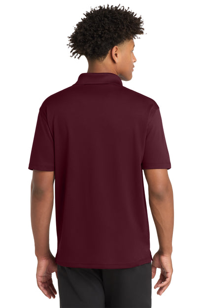 Maroon Sport-Tek PosiCharge Micro-Mesh Polo. ST680 plain